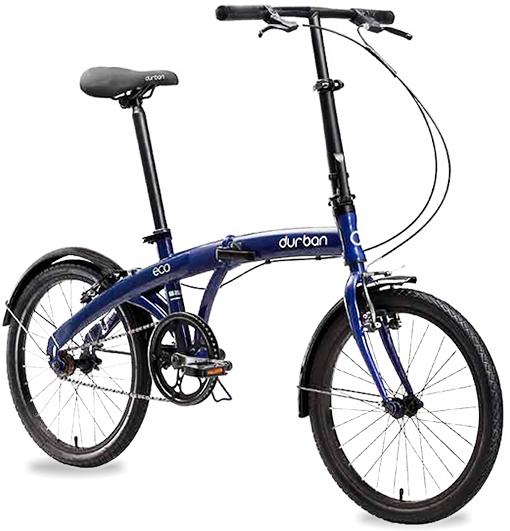Bicicleta Dobrável Durban ECO Azul Aro 20